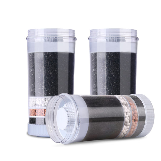 Water Cooler Dispenser Tap Water Filter Purifier 6-Stage Filtration Carbon Mineral Cartridge Pack of 3 - image1