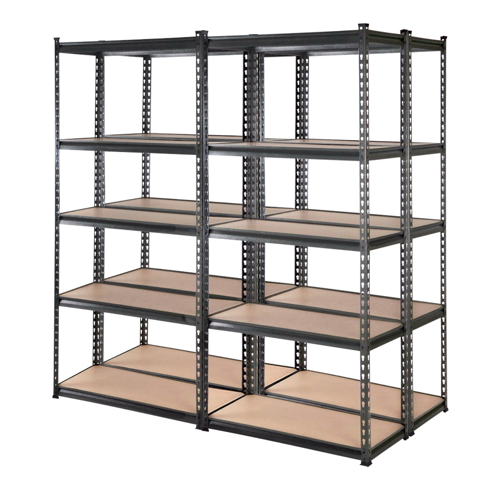 Giantz 4X1.8M Garage Shelving Warehouse Rack Storage Shelves Pallet Racking Charcoal - image1