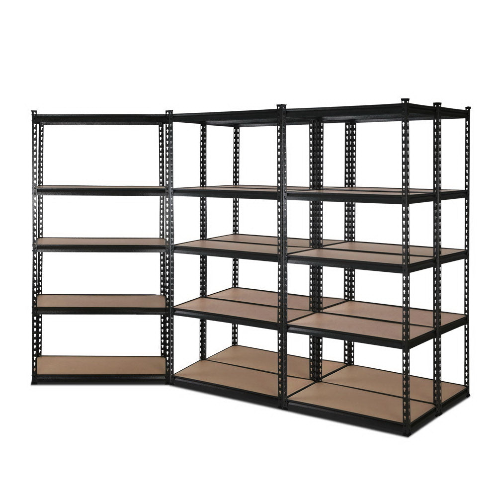 5x1.5M Warehouse Shelving Racking Storage Garage Steel Metal Shelves Rack - image1