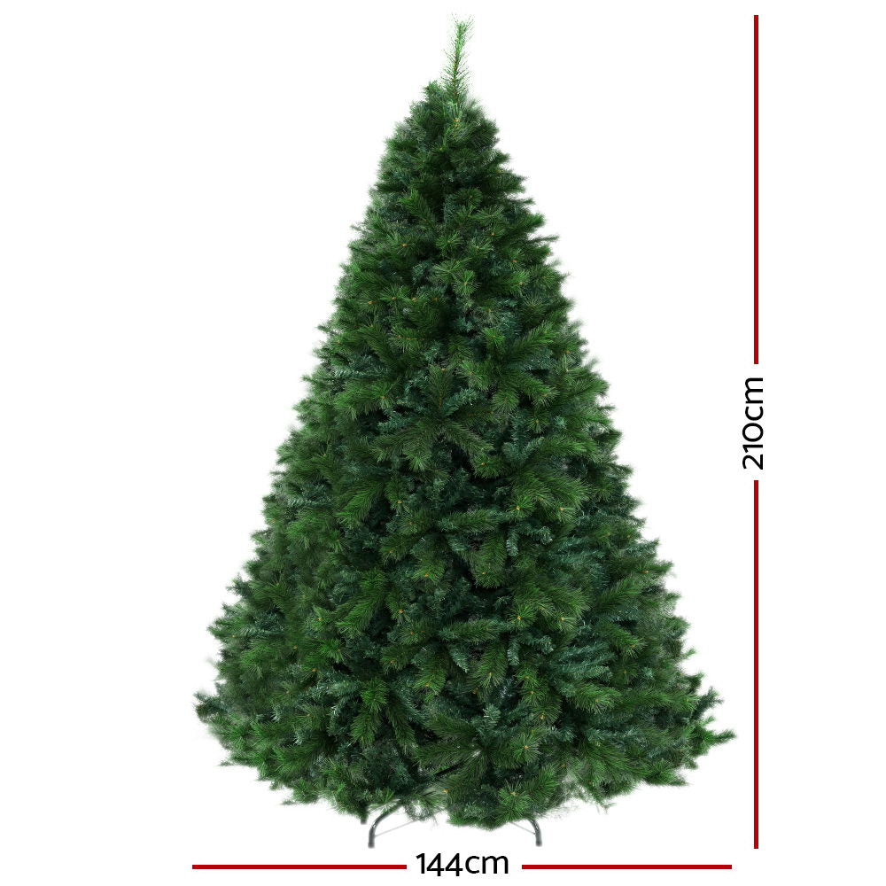 Christmas Tree 2.1M 6FT Xmas Decoration Green Home Decor 1584 Tips - image2