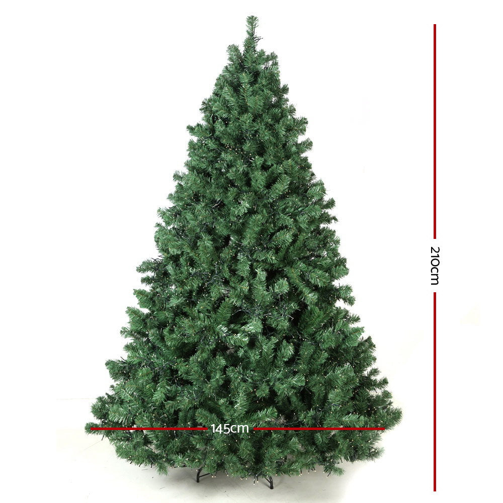 7FT Christmas Tree with LED Lights - Warm White - image2