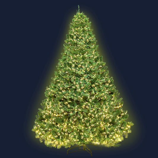 2.4M 8FT Christmas Tree Xmas 3190 LED Lights Warm White 1436 Tips - image1