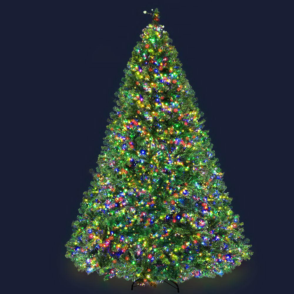 Christmas Tree LED 2.4M 8FT Xmas Decorations Green Home Decor - image1