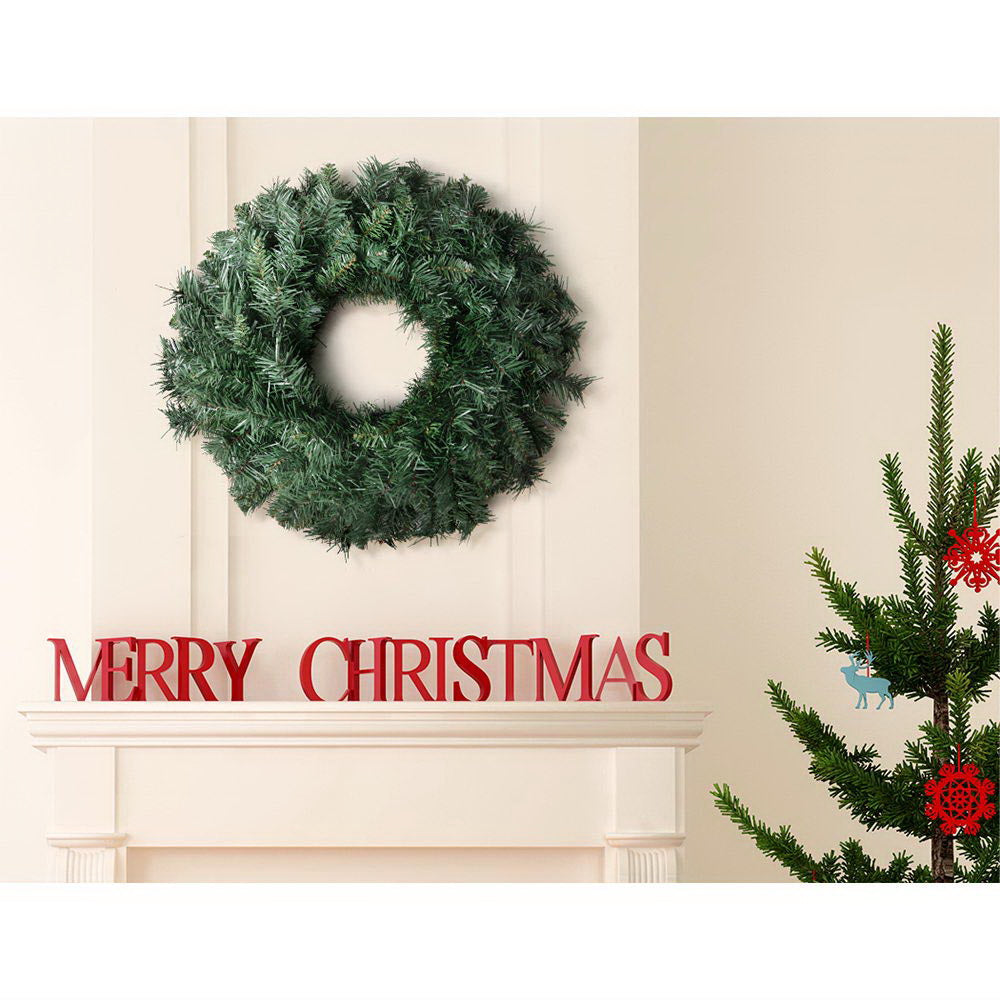 60cm Christmas Wreath - Green - image3