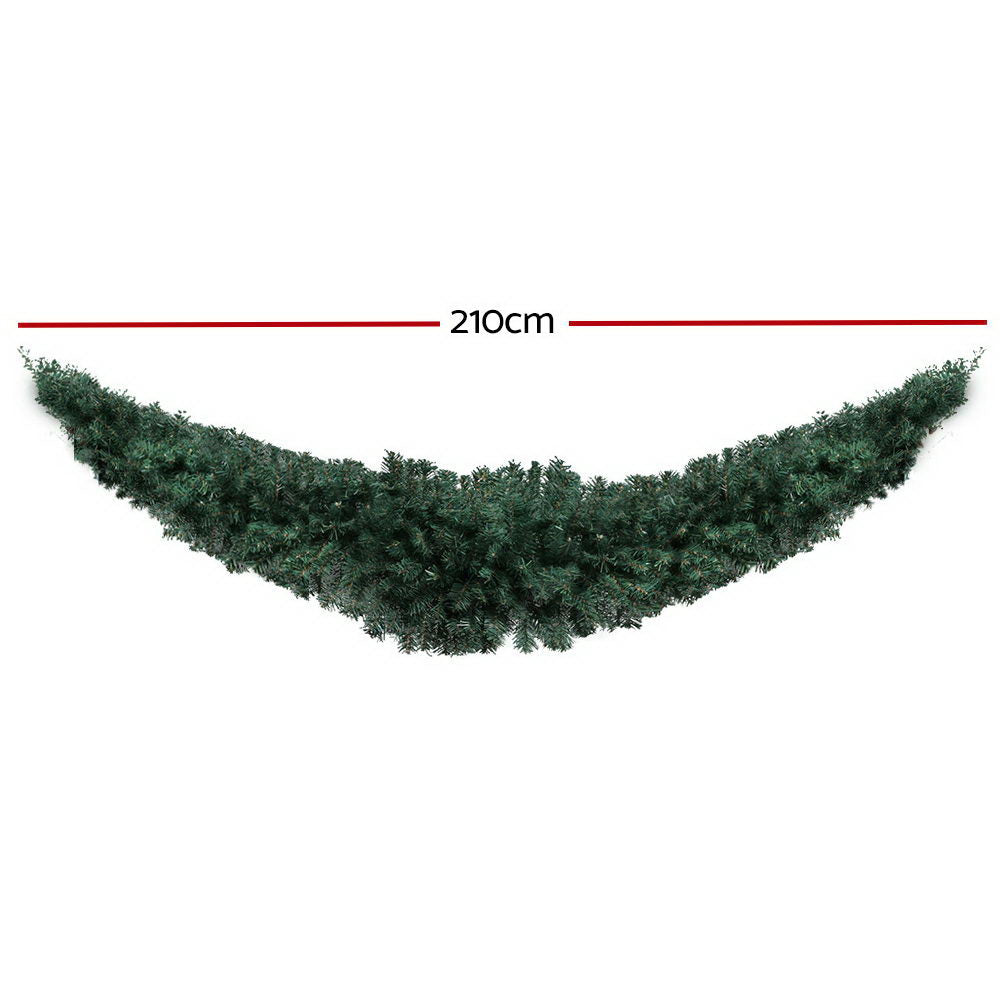 Christmas Garland 2.1M Xmas Wreath Decoration Home Decor - image2