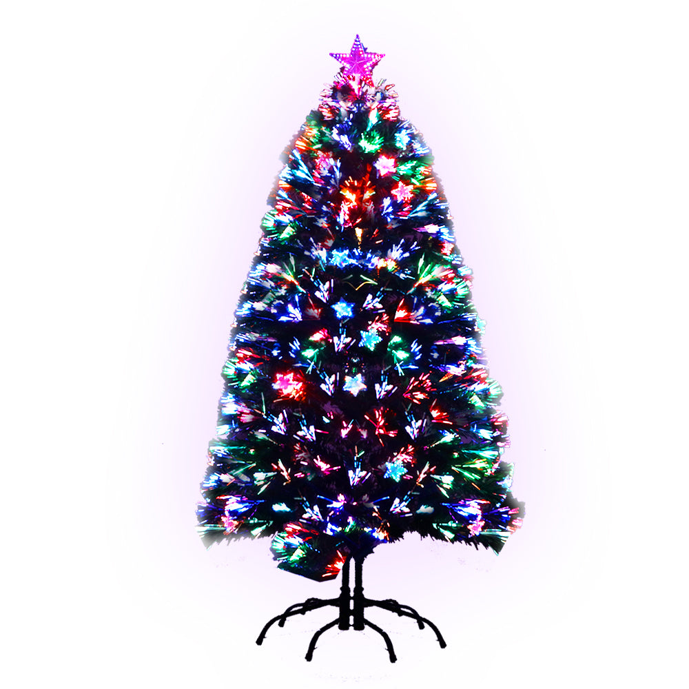 1.5M 5FT LED Christmas Tree Xmas Optic Fiber Multi Colour Lights - image3