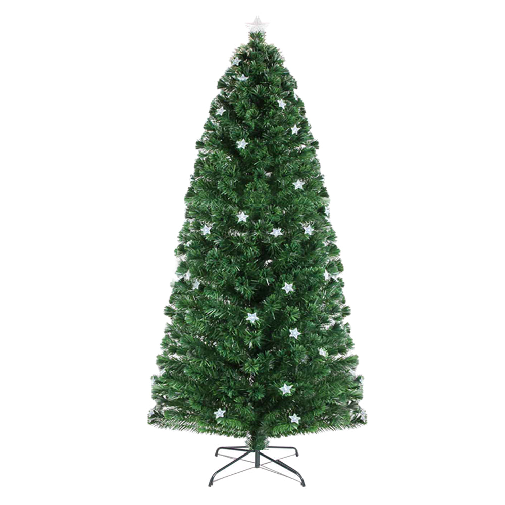 1.8M 6FT LED Christmas Tree Xmas Optic Fiber Multi Colour Lights - image4