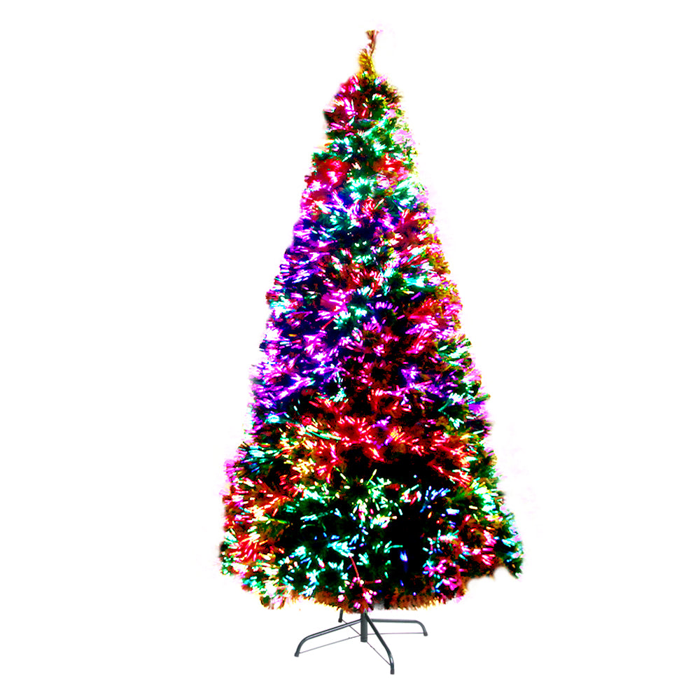 1.8M 6FT LED Christmas Tree Optic Fiber Xmas Multi Colour Lights - image3