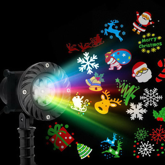 Pattern LED Laser Landscape Projector Light Lamp Christmas Party - image1