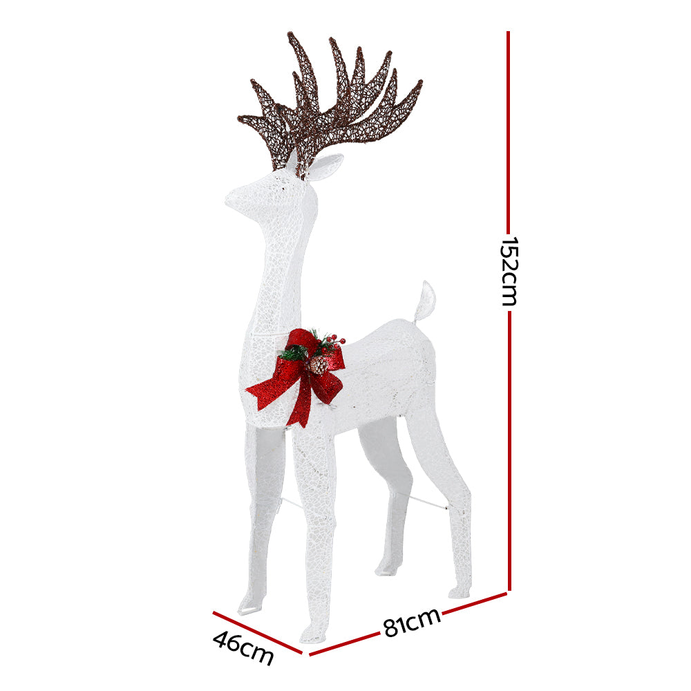 Christmas Lights Motif LED Rope Reindeer Waterproof Outdoor - image2