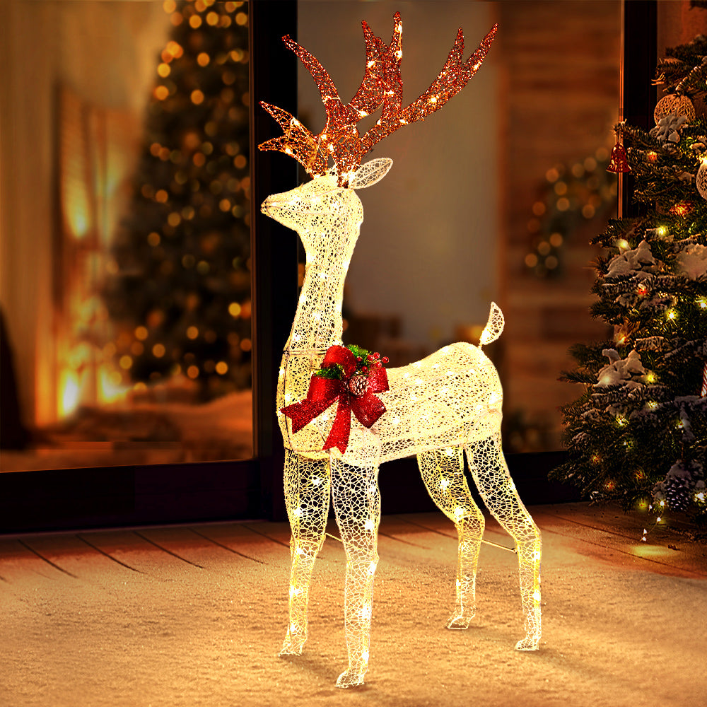 Christmas Lights Motif LED Rope Reindeer Waterproof Outdoor - image8