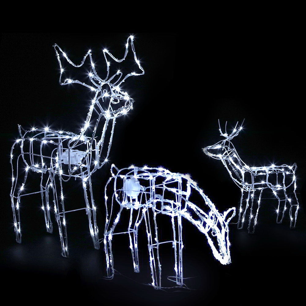 Christmas Motif Lights LED Rope Reindeer Waterproof Outdoor - image1