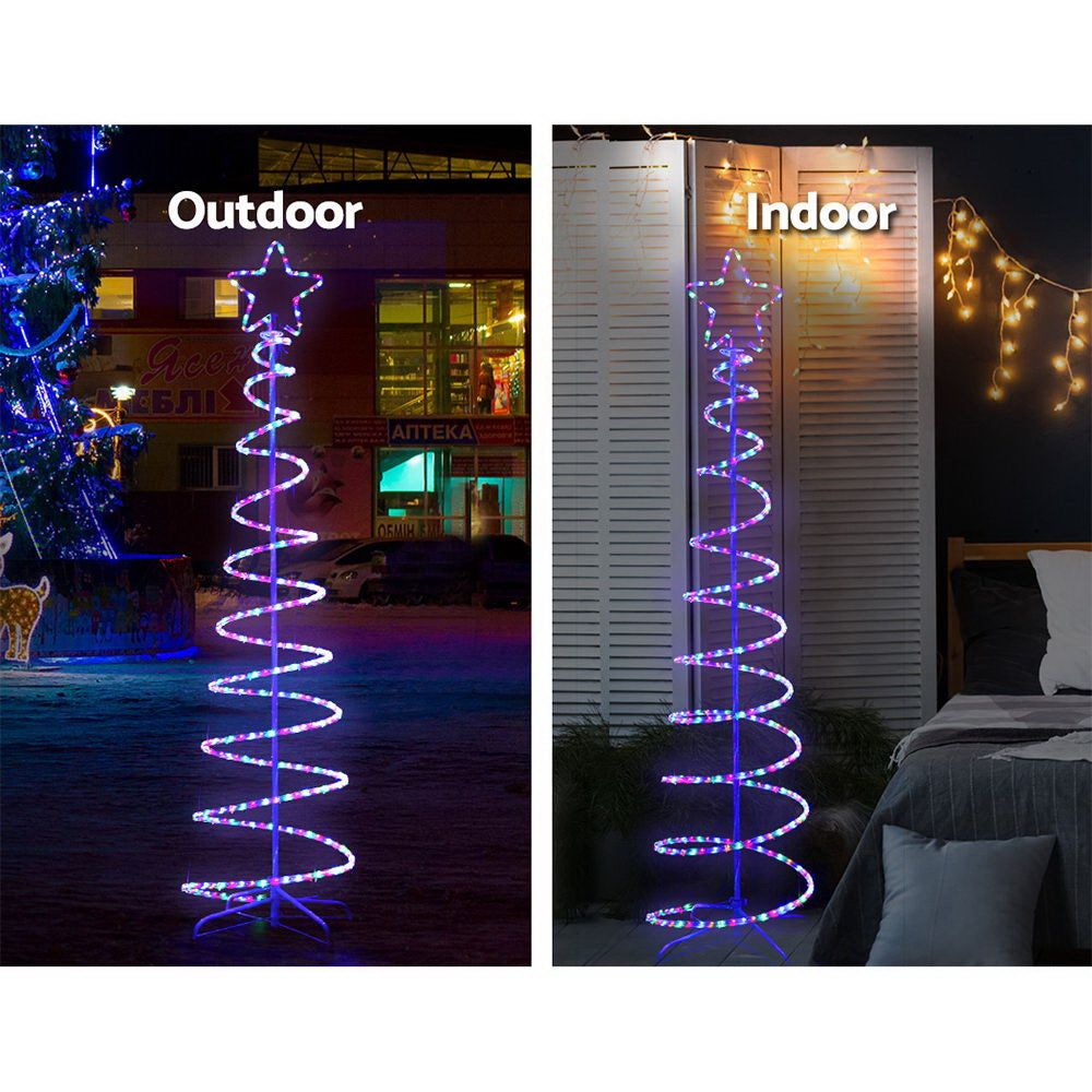 Christmas LED Motif Light 1.88M Tree Waterproof Colourful - image3