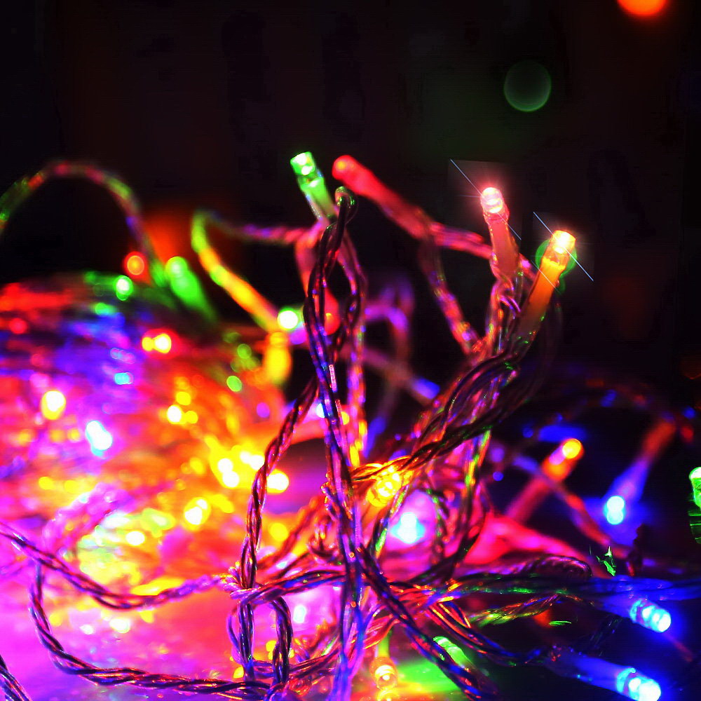 100M Christmas String Lights 500LED Multi Colour - image1