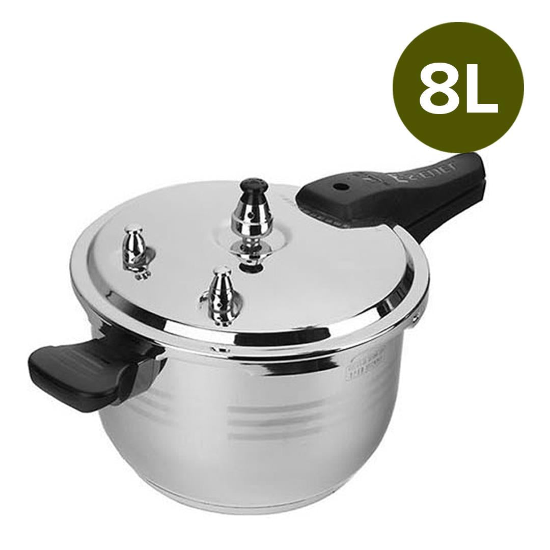 Premium 2X 8L Commercial Grade Stainless Steel Pressure Cooker - image7