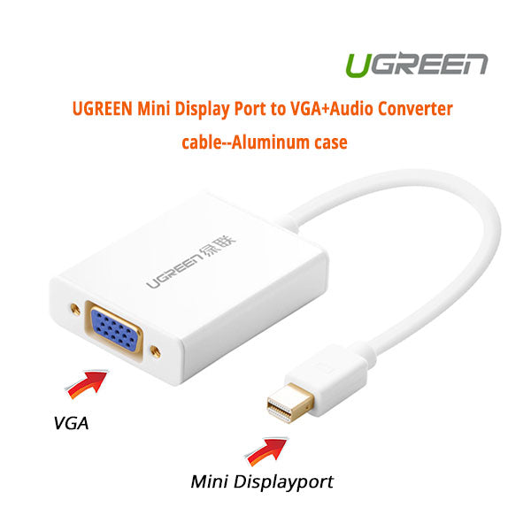 Mini Display Port to VGA+Audio Converter cable (10437) - image1