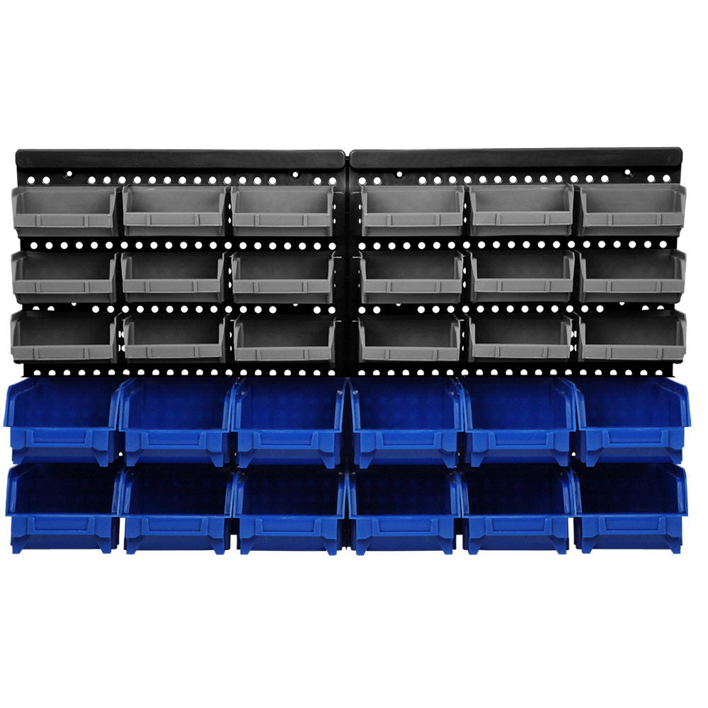 30 Bin Wall Mounted Rack Storage Organiser - image3