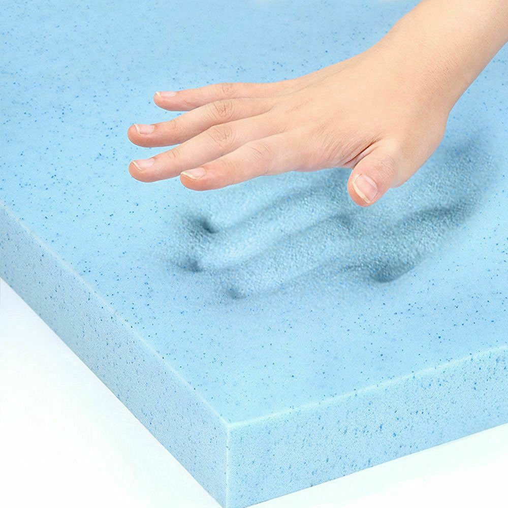 5cm Thickness Cool Gel Memory Foam Mattress Topper Bamboo Fabric Double - image6