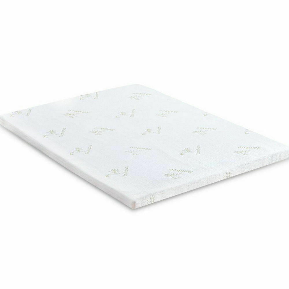 DreamZ 5cm Thickness Cool Gel Memory Foam Mattress Topper Bamboo Fabric King - image3