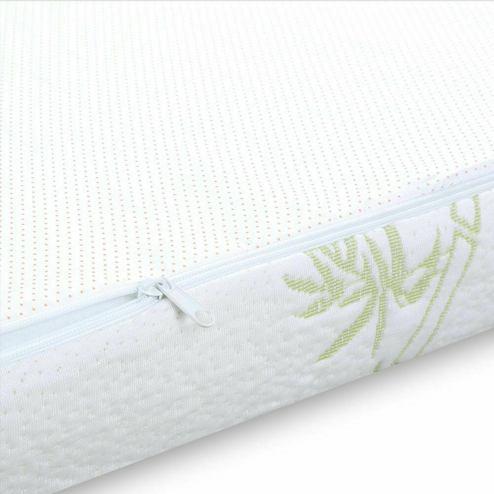 DreamZ 5cm Thickness Cool Gel Memory Foam Mattress Topper Bamboo Fabric King - image7