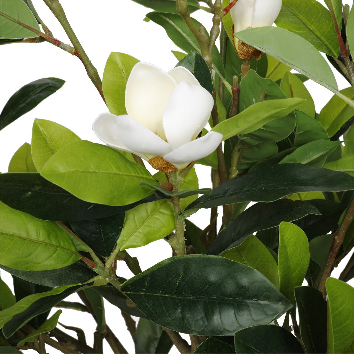 Faux White Flowering Magnolia Tree with Pot 130cm - image2