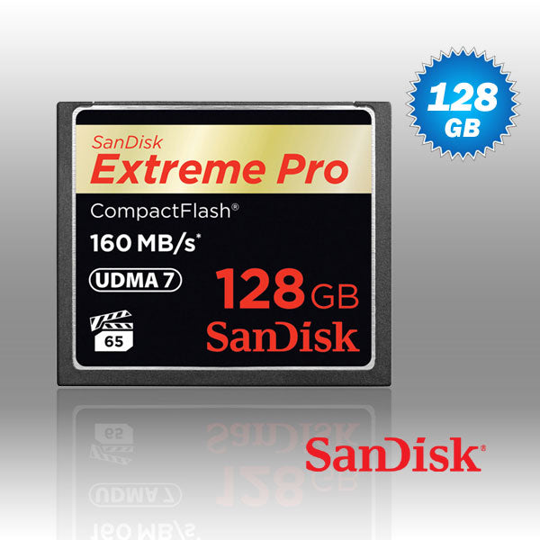 SanDisk Extreme Pro CFXP 128GB CompactFlash 160MB/s (SDCFXPS-128G) - image1