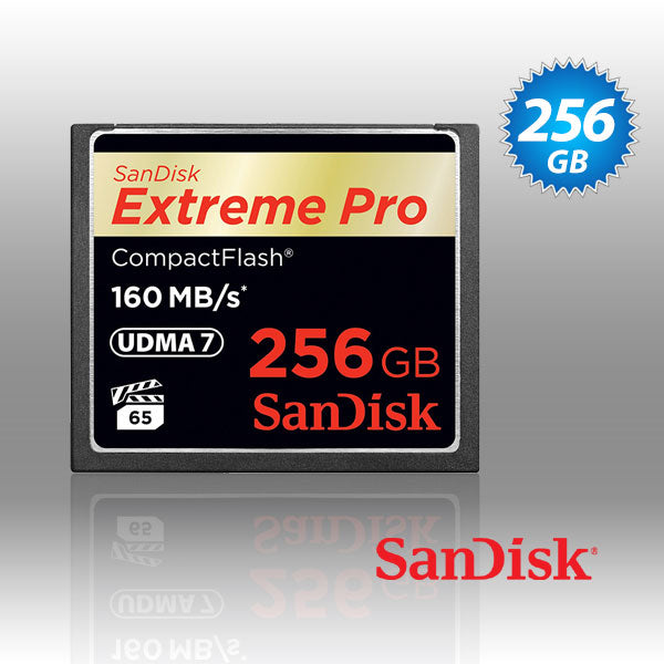 SanDisk Extreme Pro CFXP 256GB CompactFlash 160MB/s (SDCFXPS-256G) - image1