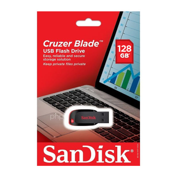 Sandisk Cruzer Blade CZ50 128GB USB Flash Drive - image3