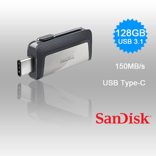 SANDISK ULTRA 128GB SDDDC2-128G Dual USB Drive Type-C 3.1 - image1
