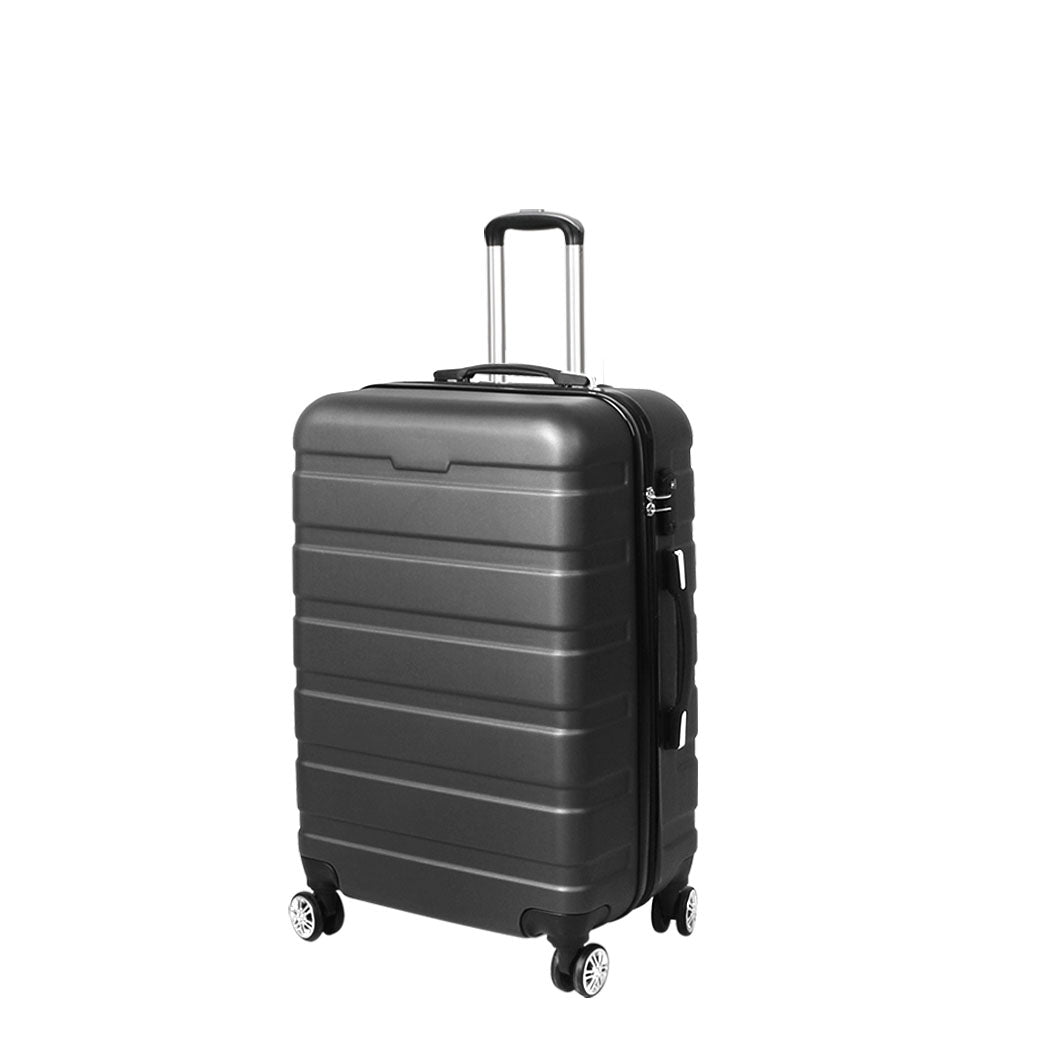 Slimbridge 28" Luggage Suitcase Trolley Travel Packing Lock Hard Shell Dark Grey - image1