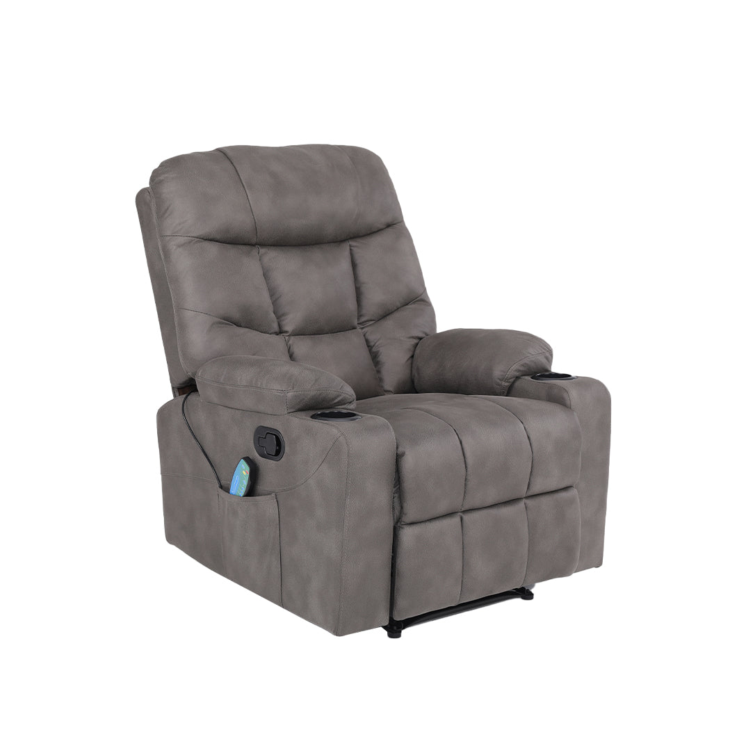 Electric Massage Chair Recliner Chair Heated 8-point Lounge Sofa Armchair - image1