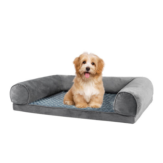 Pet Bed Sofa Dog Beds Bedding Soft Warm Mattress Cushion Pillow Mat Plush M - image1
