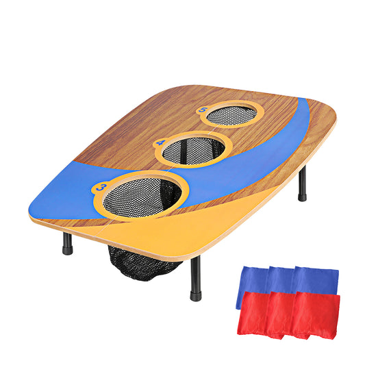 BoPeep Kids Bean Bag Toss Game Set Children Wooden Outdoor Toys Theme Party - image1