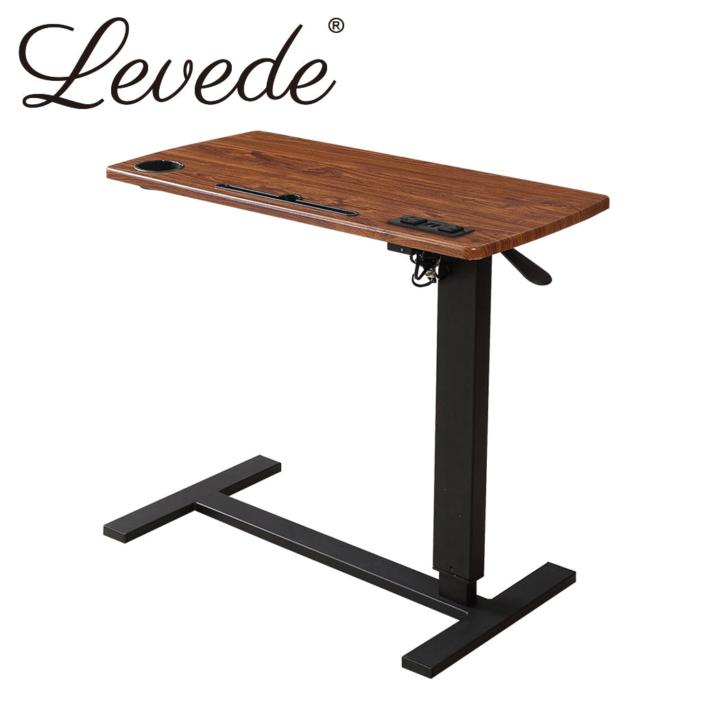 Standing Desk Height Adjustable Sit Stand Office Computer Table Foldable - image1