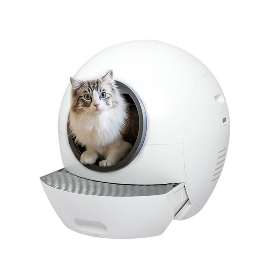 PaWz Automatic Smart Cat Litter Box Self-Cleaning Enclosed Kitty Toilet Hooded - image1