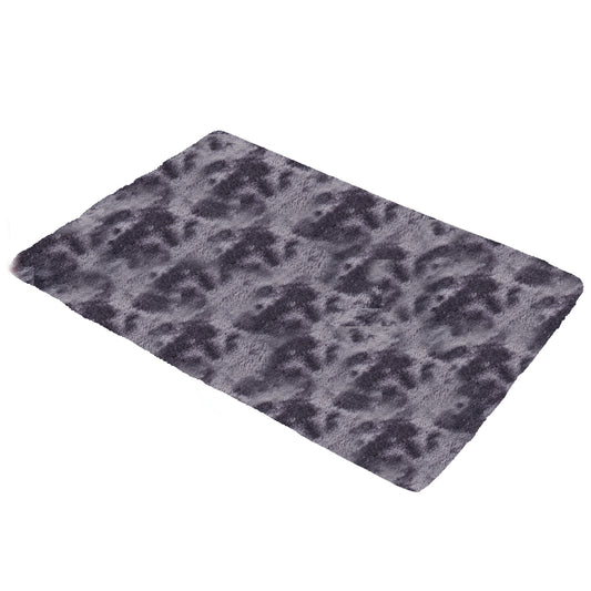 Floor Rug Shaggy Rugs Soft Large Carpet Area Tie-dyed Midnight City 160x230cm - image1