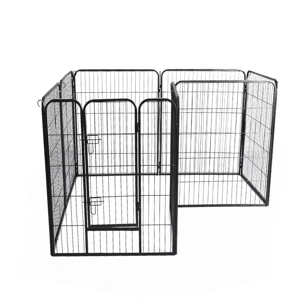 8 Panel Pet Dog Playpen Puppy Exercise Cage Enclosure Fence Cat Play Pen 32'' - image2