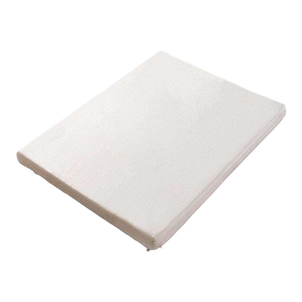 7cm Memory Foam Bed Mattress Topper Polyester Underlay Cover King - image2