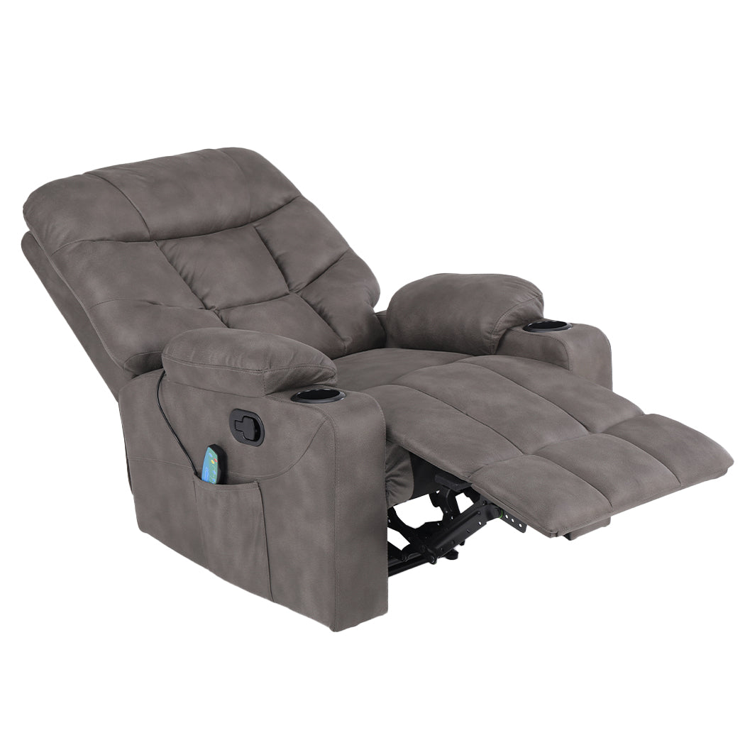 Electric Massage Chair Recliner Chair Heated 8-point Lounge Sofa Armchair - image2