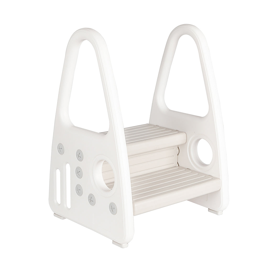 Kids Step Stool Double Toddler Ladder Tower Standing Chair Foot Toilet - image2