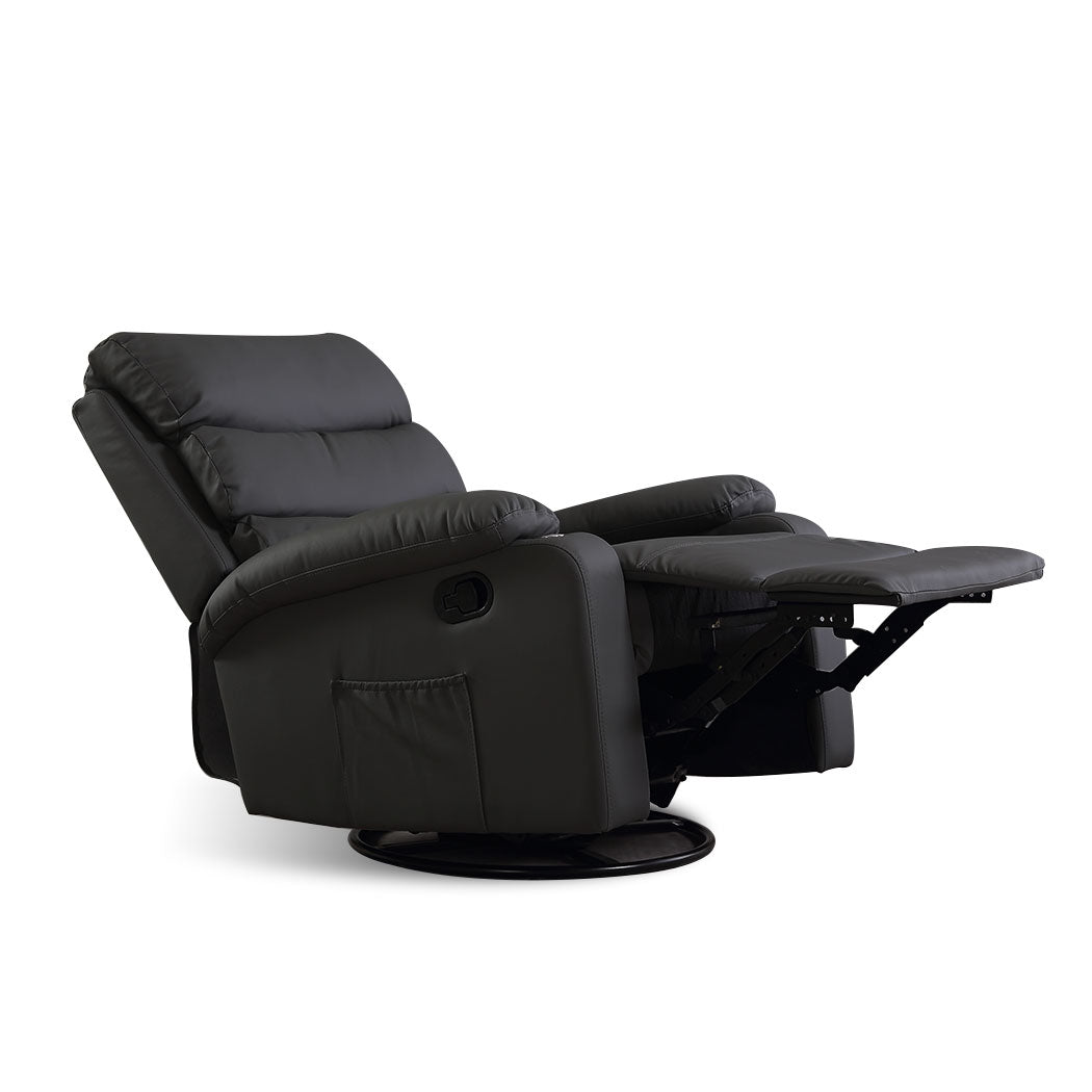 Massage Chair Recliner Chairs Heated Lounge Sofa Armchair 360 Swivel - image2