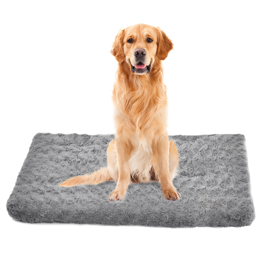 Pet Bed Dog Beds Bedding Soft Warm Mattress Cushion Pillow Mat Velvet L - image2
