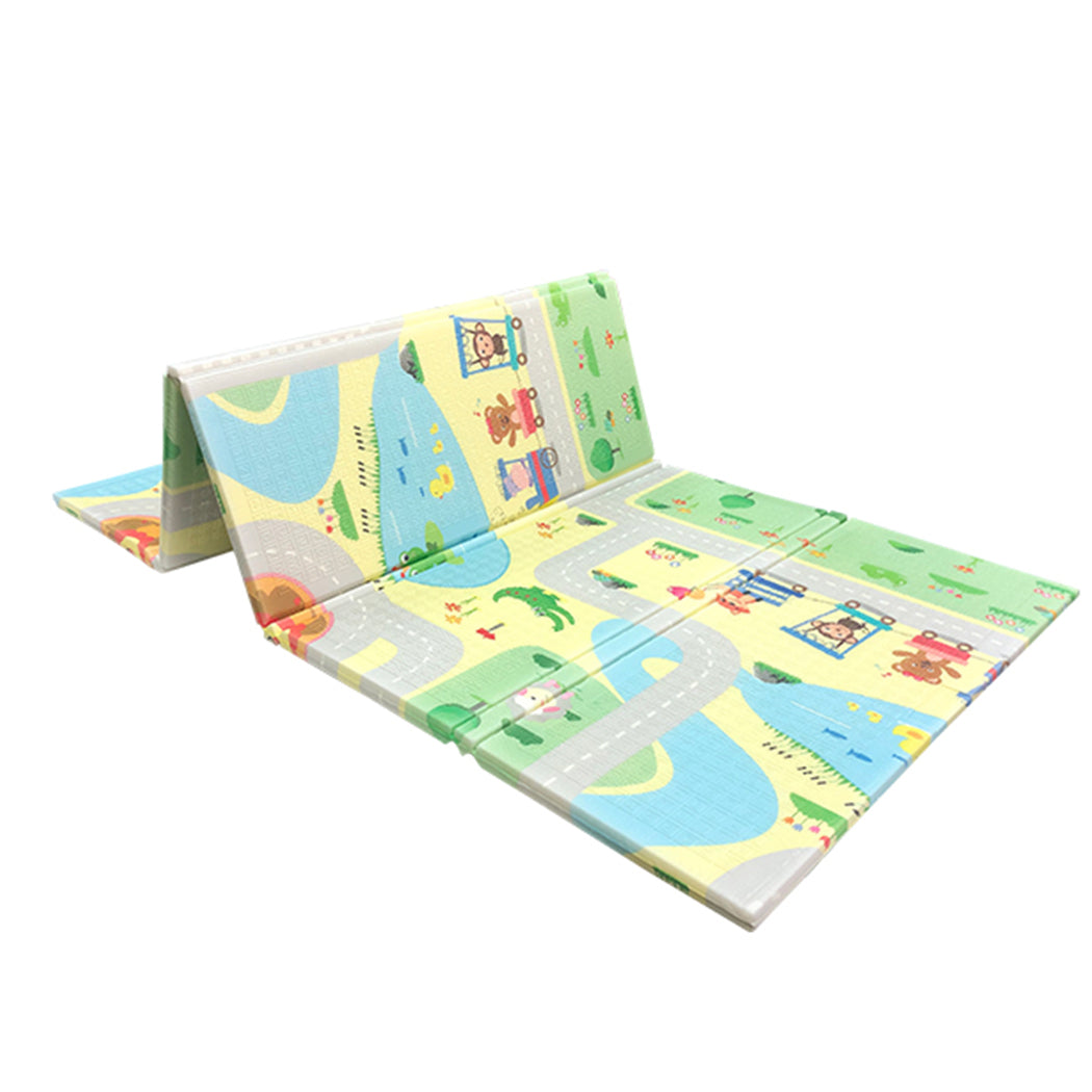 BoPeep Kids Play Mat Baby Crawling Pad Floor Foldable XPE Foam Non-slip Star - image2