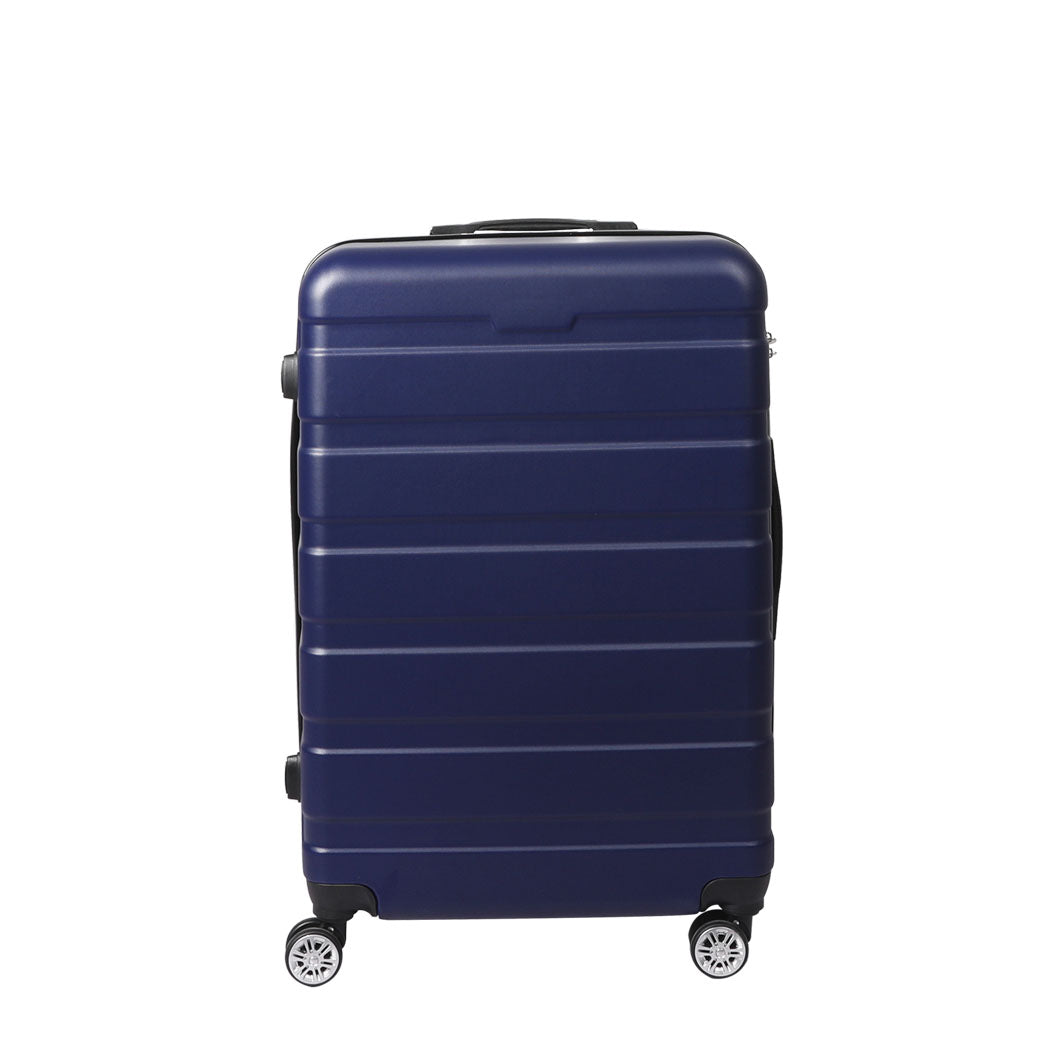 Slimbridge 20" Luggage Suitcase Trolley Travel Packing Lock Hard Shell Navy - image2