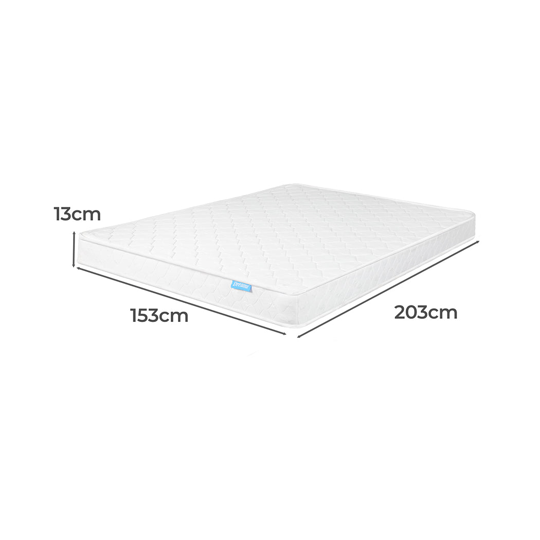 Dreamz Mattress Spring Coil Bonnell Bed Sleep Foam Medium Firm Queen 13CM - image3