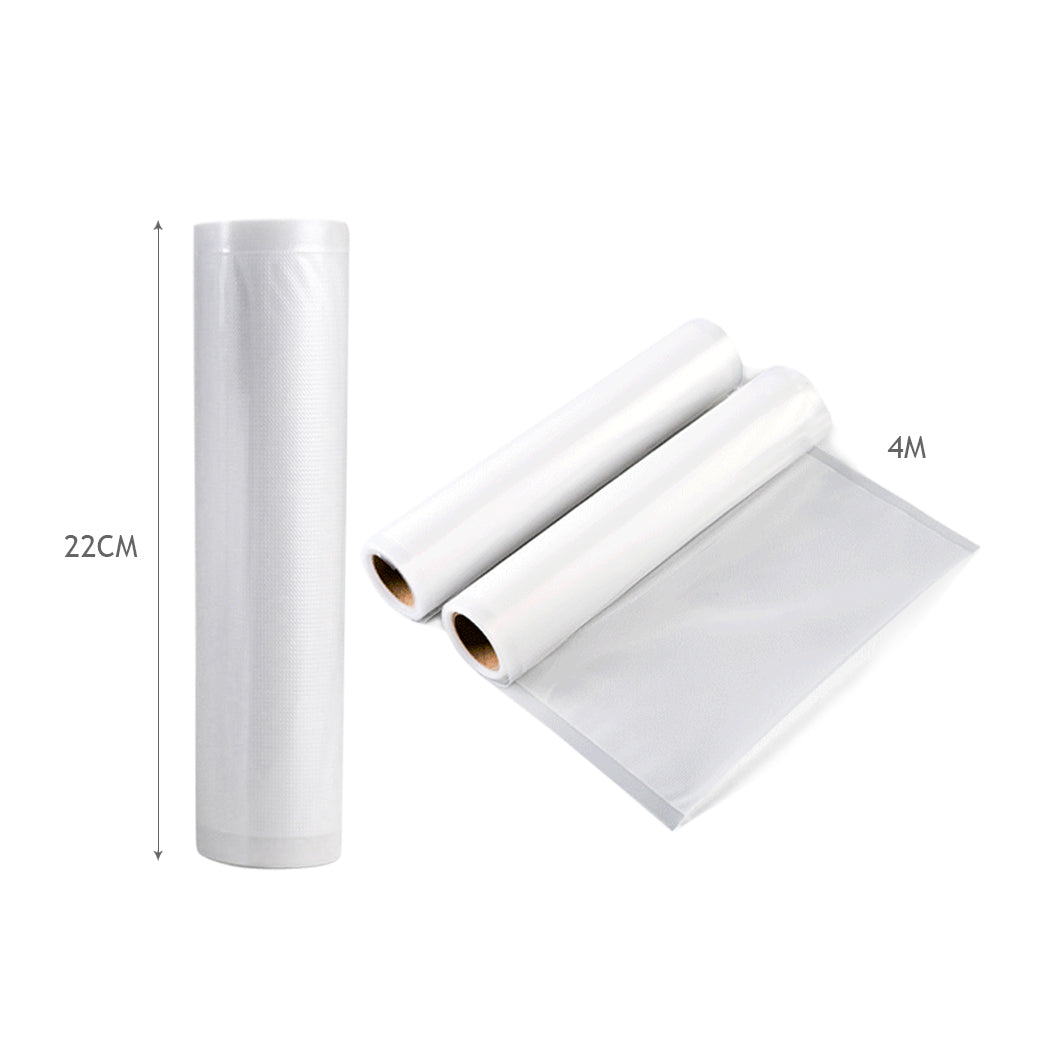 2 Rolls 22cm and 2 Rolls 28cm Commercial Grade Vacuum Food Sealer Bag - image3