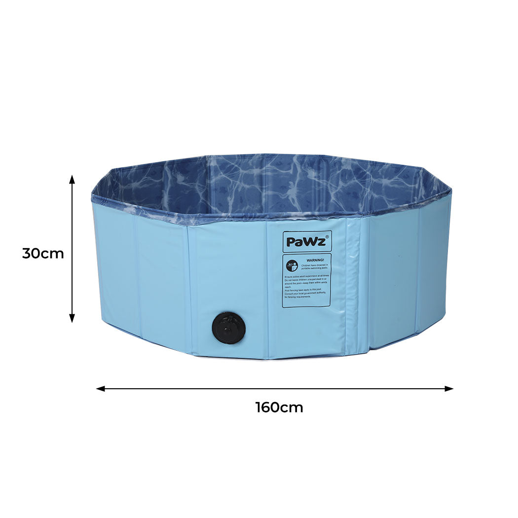 Portable Pet Swimming Pool Kids Dog Cat Washing Bathtub Outdoor Bathing XXL - image3