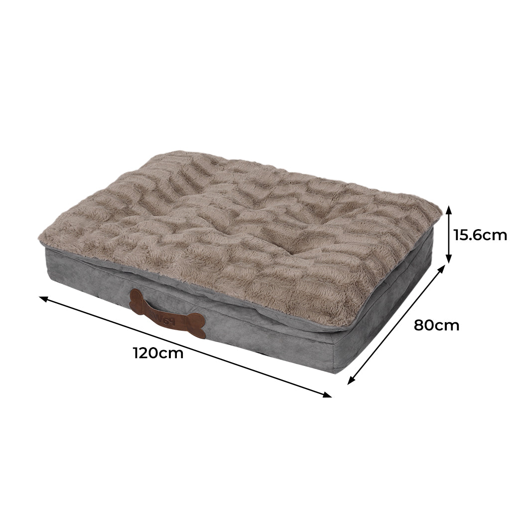 Dog Calming Bed Pet Cat Removable Cover Washable Orthopedic Memory Foam XL - image3