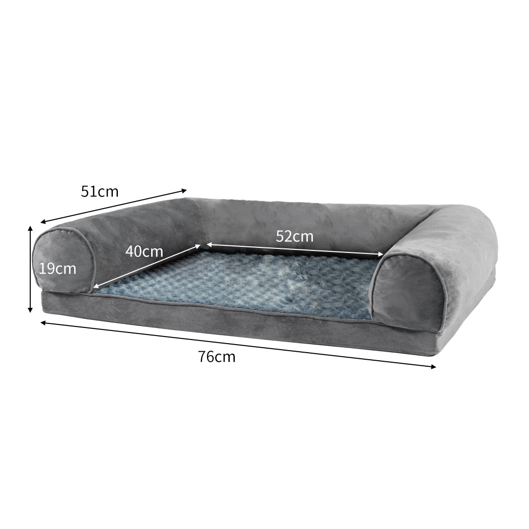 Pet Bed Sofa Dog Beds Bedding Soft Warm Mattress Cushion Pillow Mat Plush M - image3