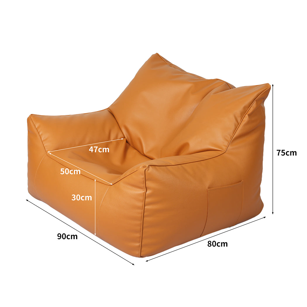 Marlow Bean Bag Chair Cover PU Indoor Home Game Lounger Seat Lazy Sofa Large - image3